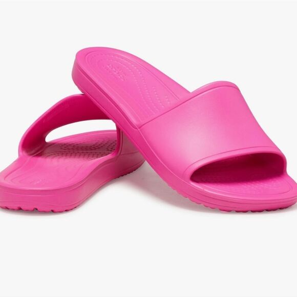 Crocs Kadee Slide Sandal- Electric Pink - Picture 1 of 11